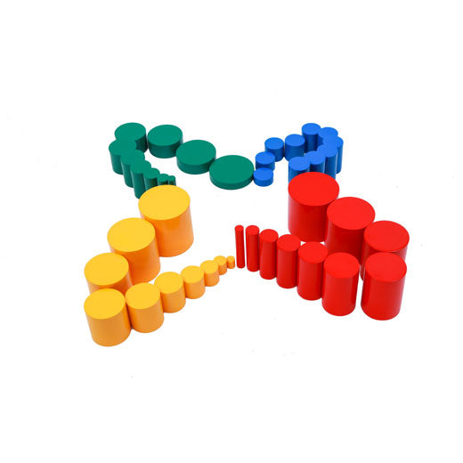 Knobless Cylinders (Set of 4)- Glossy Finish