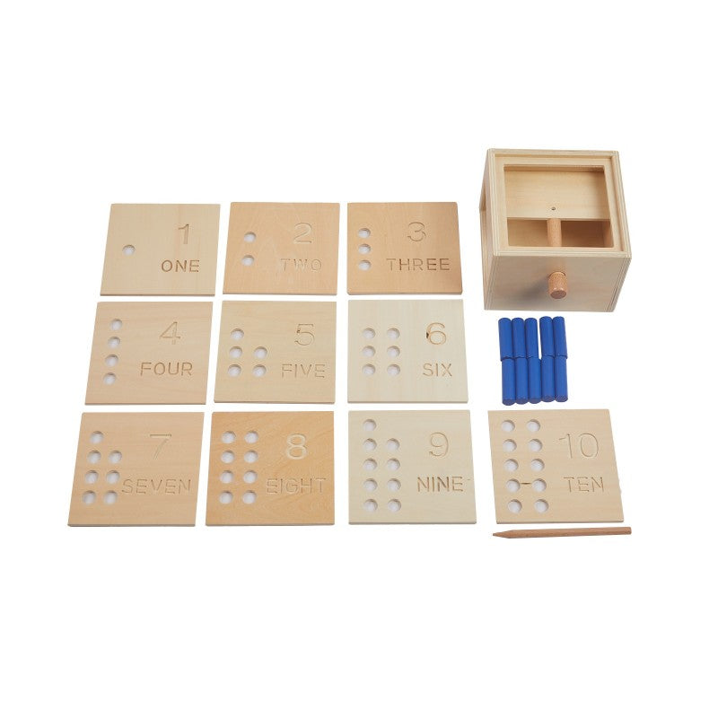 Small Numeral Boards and Drop Game
