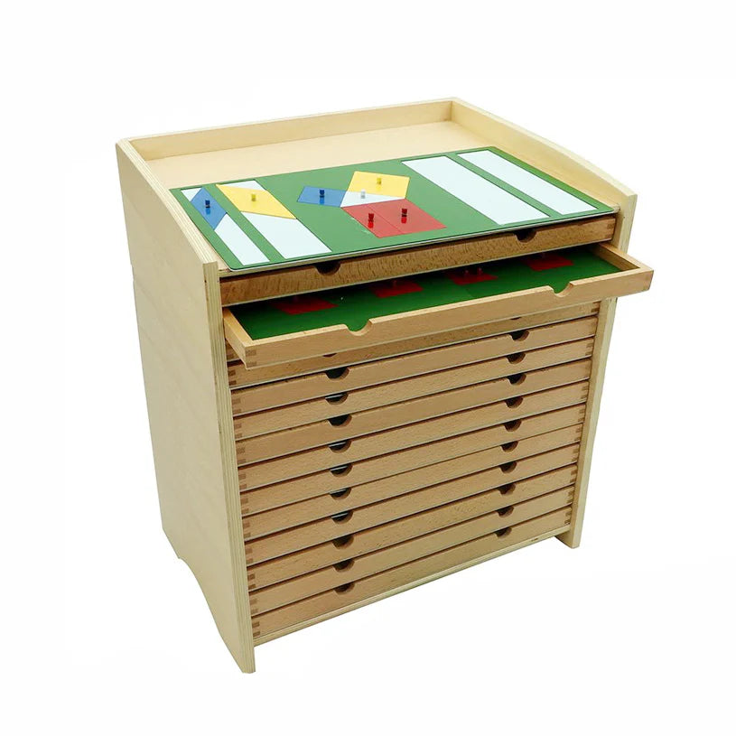 Cabinet for metal inserts