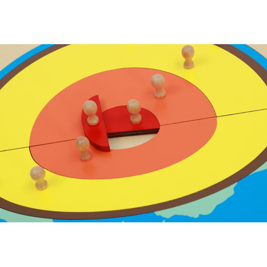 Layers of the Earth Wooden Puzzle