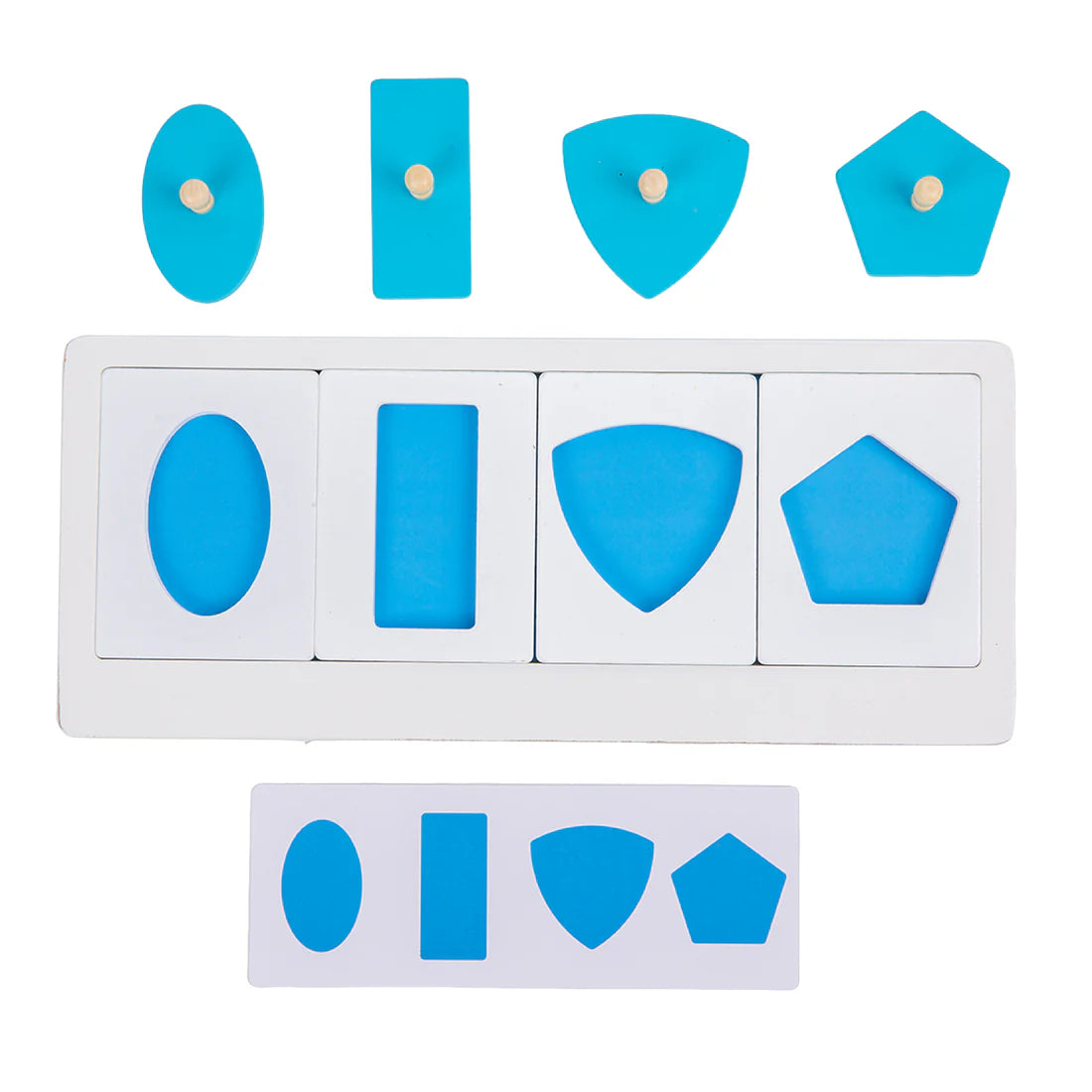 Colorful Multiple Shape Puzzles (24 Pieces)