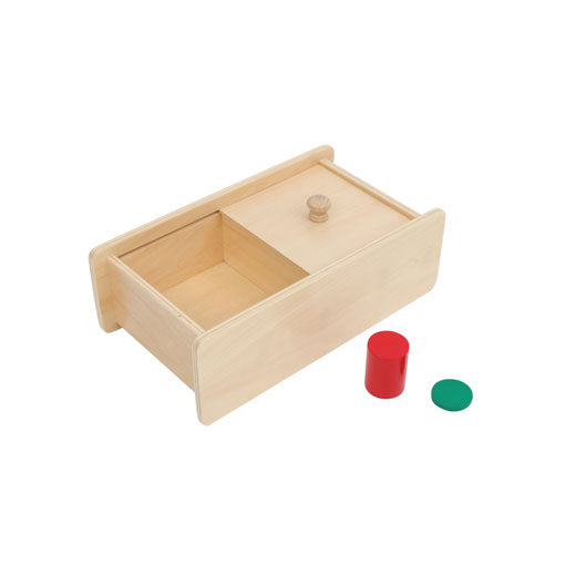 Wooden Box With Sliding Lid