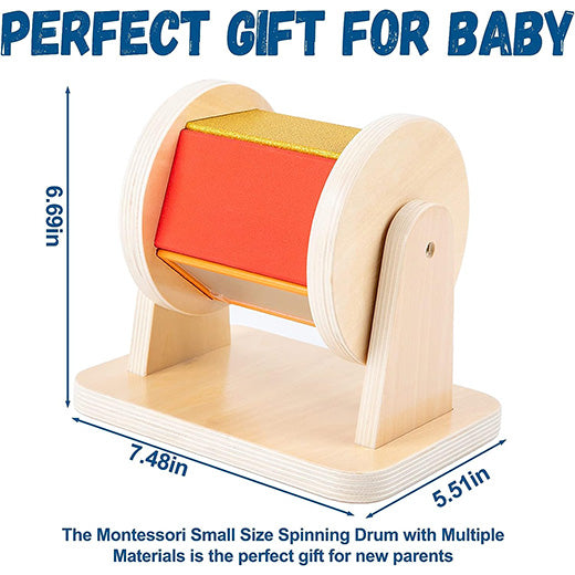 Medium Size Spinning Drum with Texture Materials