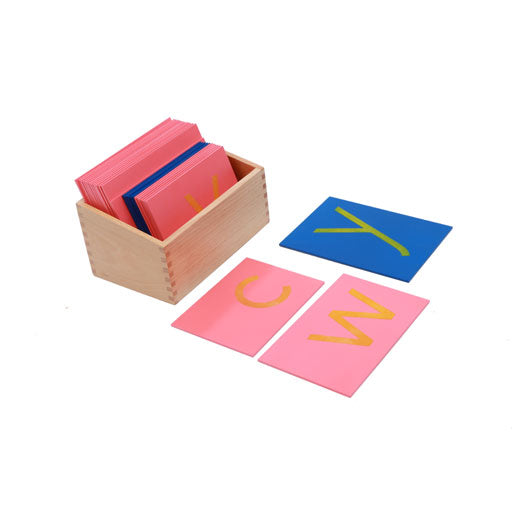 Lower Case Sandpaper Letters  ,with Box- Print