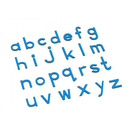 Lowercase Small Movable Alphabet - Blue