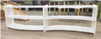 Arc Cabinet - Rubberwood