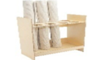 Mat Rack, birch, large - 8cm diameter