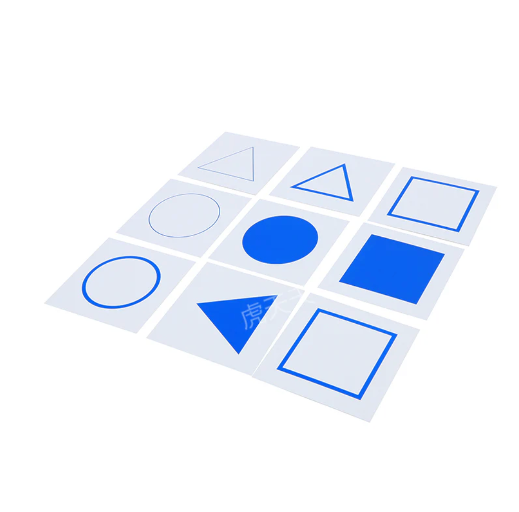 Cards For Geometric Demonstration Tray-In Card