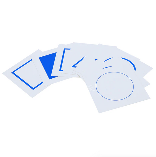 Cards For Geometric Demonstration Tray-In Card