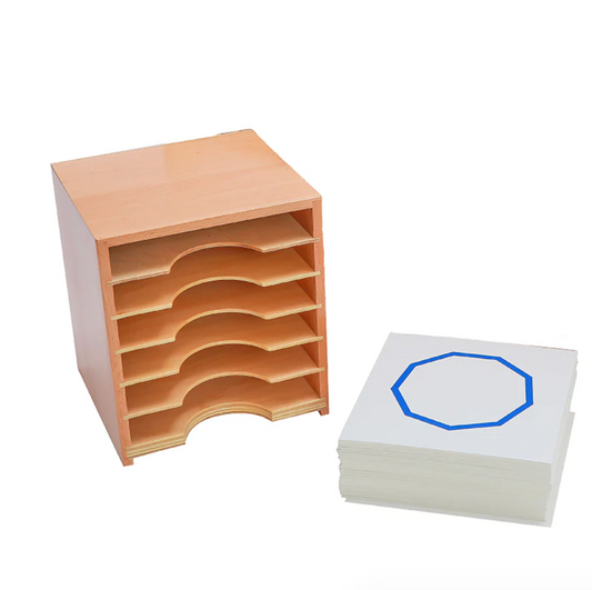 Geometric Form Card Cabinet