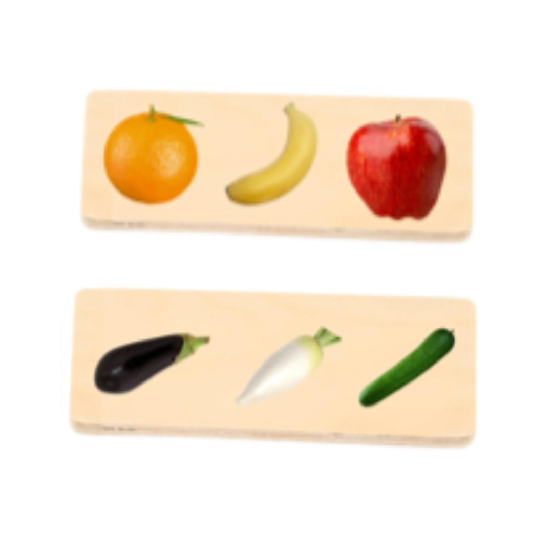 Whole Piece Puzzle Boards, Fruits and Vegetables