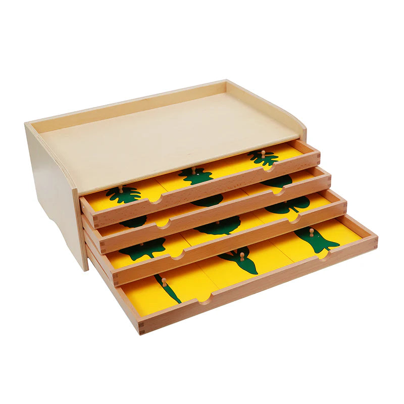 Botany Leaf Cabinet with Insets, 4 drawers