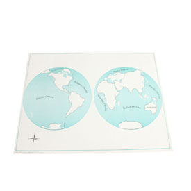 World Parts Control Map (Unlabeled)-PVC