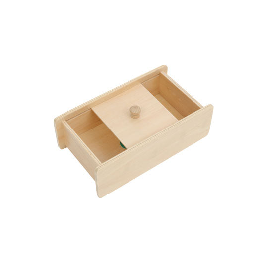 Wooden Box With Sliding Lid