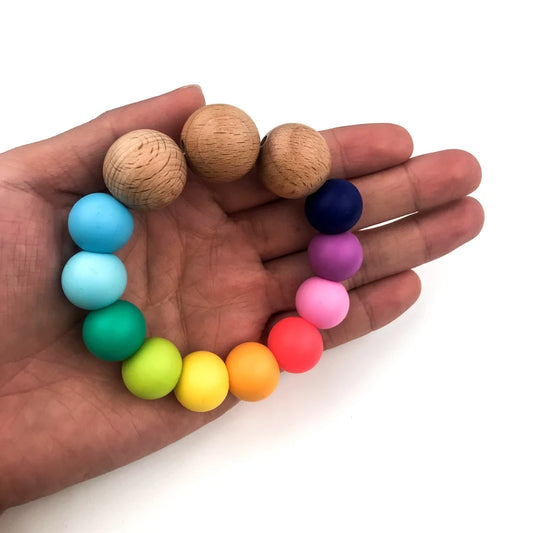 Rainbow Silicone Teether