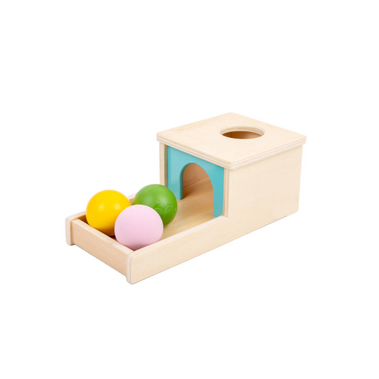 Object Permanence Box with Tray