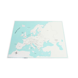 Europe Control Map (Labeled)-PVC