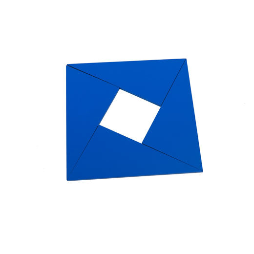 Box of Blue Triangles