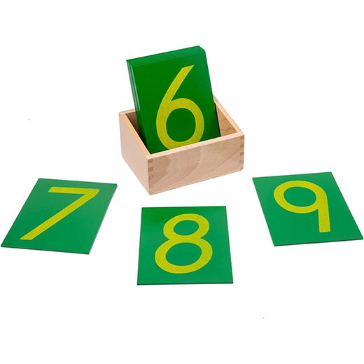 Sandpaper Numerals With Box-1