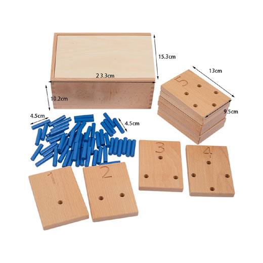 Peg Board Number Game