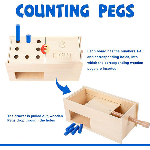 Large Numeral Boards and Drop Game