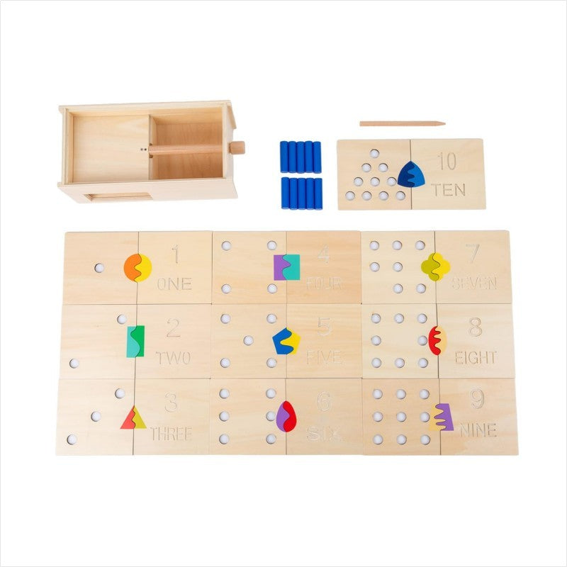 Large Numeral Boards and Drop Game