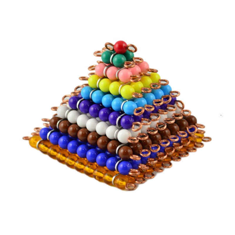 Bead Squares and Short Chains for Skip Counting