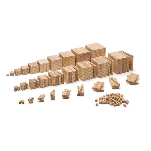 Wooden Multibase Arithmetic Blocks