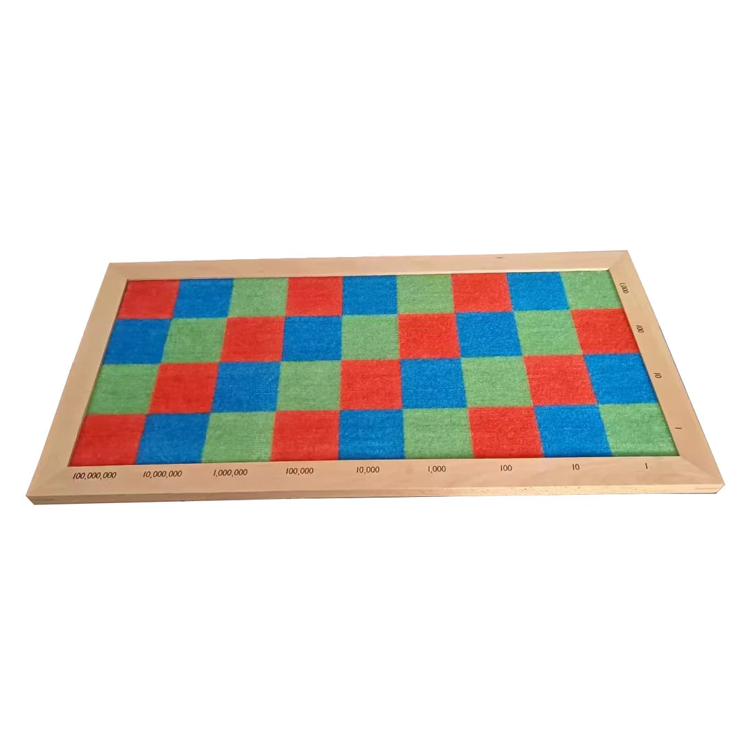 Checker Board -wood surface, fabric top