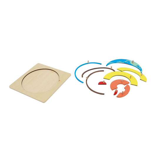 Layers of the Earth Wooden Puzzle