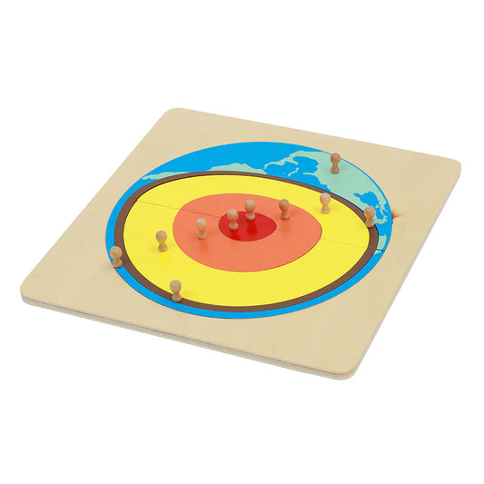 Layers of the Earth Wooden Puzzle