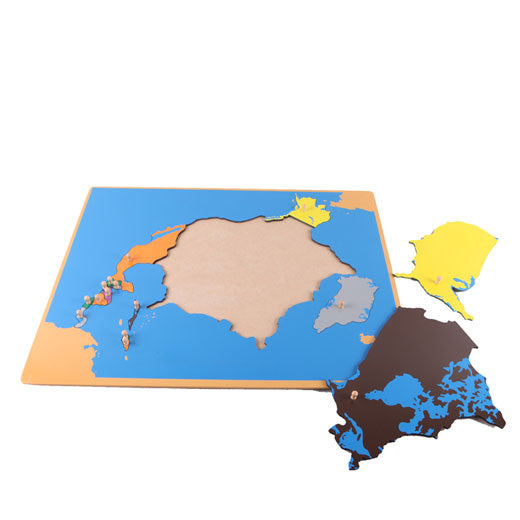 Puzzle Map of North America