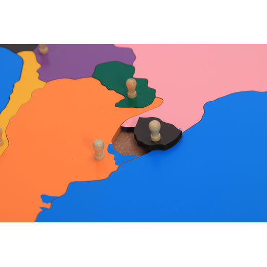 Puzzle Map of South America