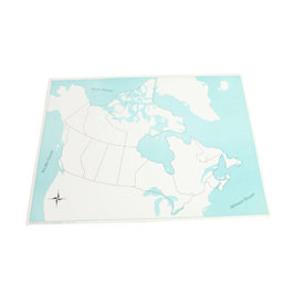 Canada Control Map (Unlabeled)