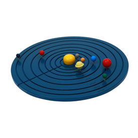 Solar System Wooden Model