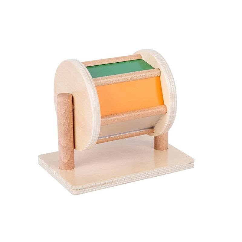 Spining Drum with Mirror and Bell