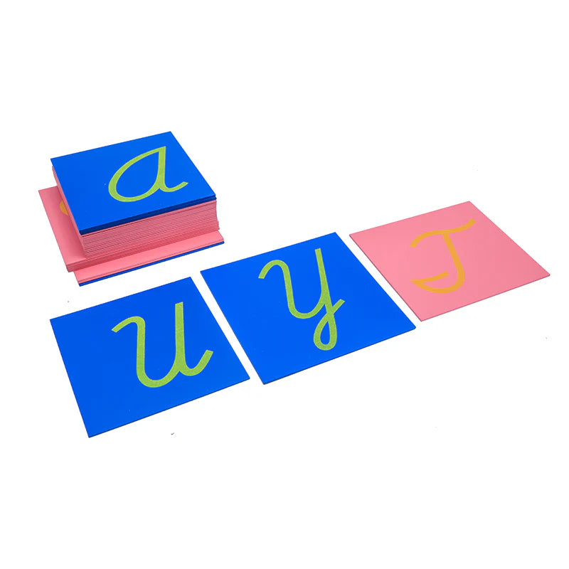 Capital Case Sandpaper Letters Cursive, with Box