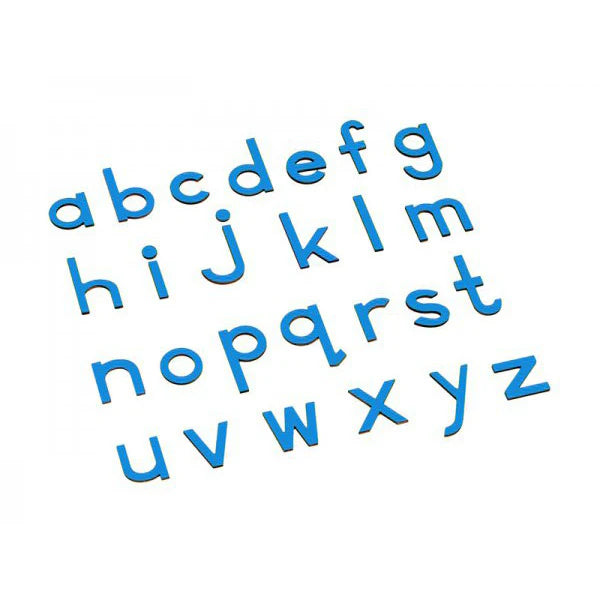 Lowercase Small Movable Alphabet - Blue