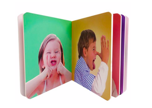 Pulling face book - English