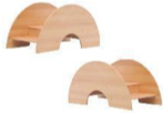 Arched walking ladder- Beechwood