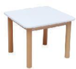 Mix and match colors - large table - Beechwood+White melamine board