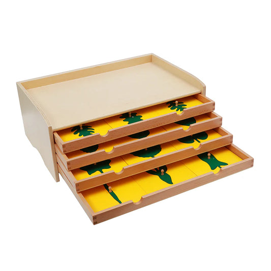 Botany Leaf Cabinet with Insets, 4 drawers