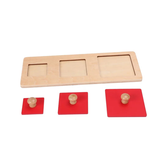 Squares Decreasing in Size