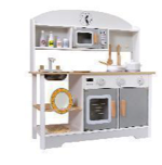 Large Simulation Kitchen Cooking Set 1 - solid wod+MDF