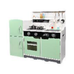 Large Simulation Kitchen Cooking Set with Refrigerator 8- Solid wood+MDF