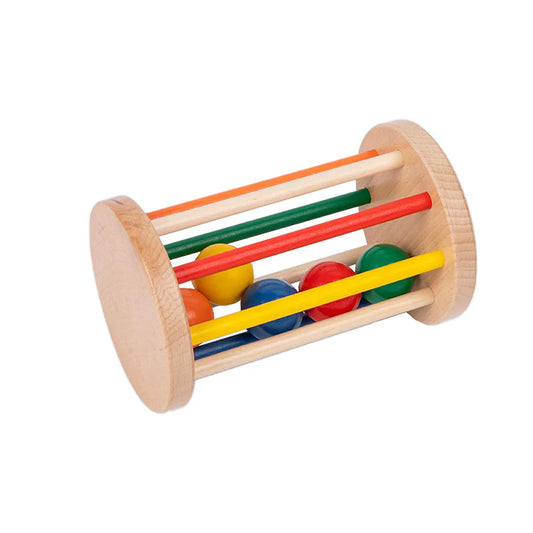 Cylinder Rattle with Beads