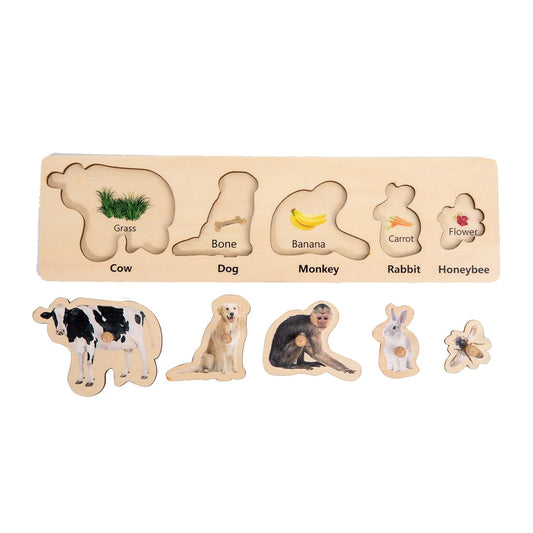 Food Chain Puzzle with Handle