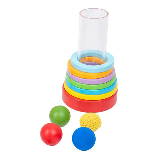 Tube with Stacking Rings