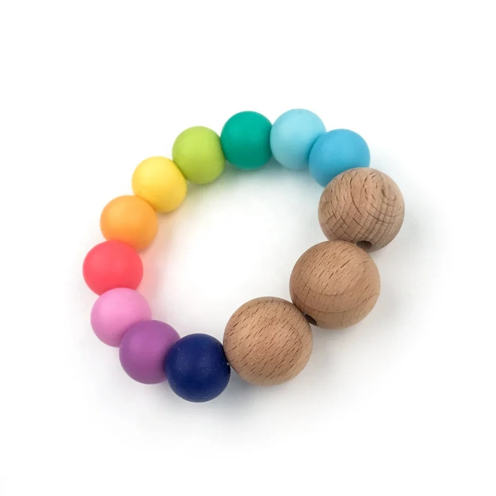 Rainbow Silicone Teether